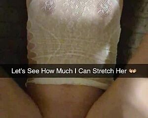 pregnant girlfriend sneaks snapchat creampie cheating rough doggystyle with daddy dirty talk toys