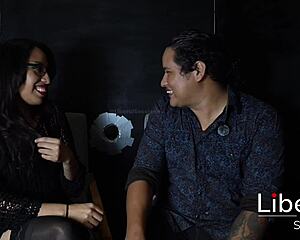 cornudo watches his skinny latina hotwife suck strangers cock first time at gloryhole