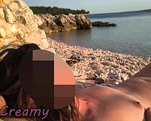 damn pussy flashing nude teacher lets student grope tits on beach 😍 misscreamy
