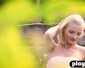 I love posing outdoors with my nice small tits like Zazie Passion