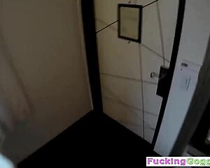 POV Slutty Hooker Bent Over Taking Doggystyle Cumshot in Shaved Pussy