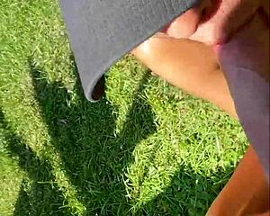 did that yoga sesh with this perfect 18yo teen lead to risky outdoor pov blowjob? 😏💦 cum in mouth facial