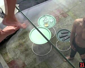 Hard Fucked European Babe Sucks Her Own Toes