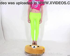 check out these beautiful legs stepping on cushion in high heels fetish fun