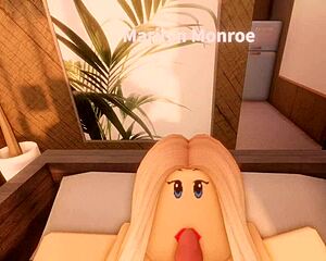 roblox rule34 busty blonde teen gets pounded by stepdad at beach resort