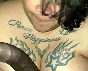 Chubby Polish BBW Sucks and Polishes Thick Black Cock Like a Pro