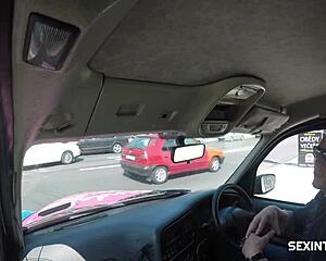 Italian tourist hops taxi to Czech party excitement!