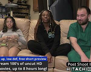 doctor hits freshman with mandatory hitachi orgasm giggles