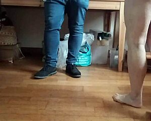 French housewife slave chained bound takes facials doggystyle after humiliations