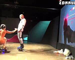 ever seen a pornstar's star wars ass get fucked hard at the party?