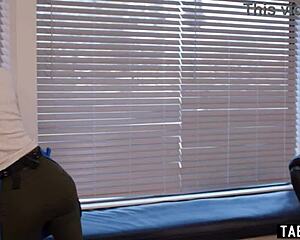 janitor and worker double penetrate caught milf maid hard