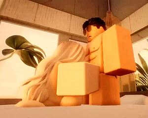 roblox rule34 busty blonde teen gets pounded by stepdad at beach resort