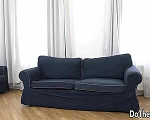 Hotwife Jenifer Red stuffs BBC up ass before creampie! 🍑💦