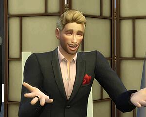 your girlfriend rides my monster cock on the desk again? yeah old friend, cuckold her asian wife hard