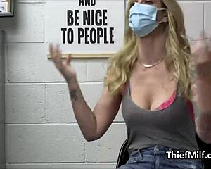 think you can handle pounding this tattooed milf wife at work?