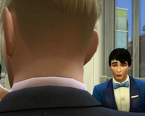 your girlfriend rides my monster cock on the desk again? yeah old friend, cuckold her asian wife hard