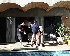 Behind cameras sluts bent over big asses gaping cumming public group wild unseen action