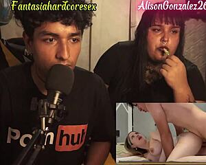 reacting to argentina's hottest porn then chubby alisongonzalez26 sucks my cock fantasiahardcoresex!