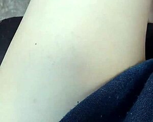 brunette slips up flashing big tits and shaved pussy in public european street