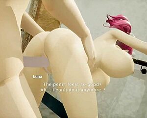 Nurse Luna bends over for patient's doggystyle creampie treatment in hospital