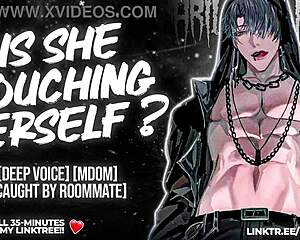 hey roommate, caught you stroking again... wanna cum for your dom like a good boy?