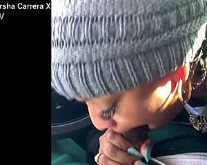 ebony snowboarder chokes on big black cock deepthroat face fuck cum swallow outdoors