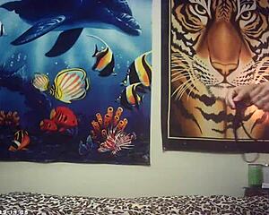 behind the scenes with glasses cam first timer skinny model pounded hard by italian machine