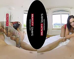 threesome with these fetish milfs in heels and latex doing blowjobs and doggystyle