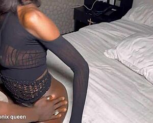 i'm uh messin up this skinny ghana slut's small waist with messy ebony creampie pounding