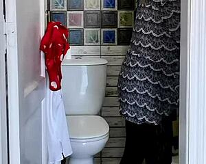 imagine peeping granny maria on toilet then jerking to her lingerie joi evening fun.
