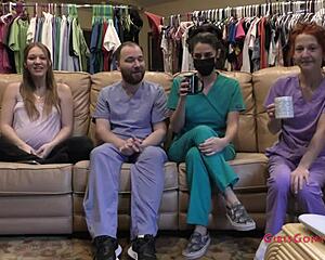 What If Pregnant Nurse Nova Maverick's Milk Flows During Secret Ultrasound?