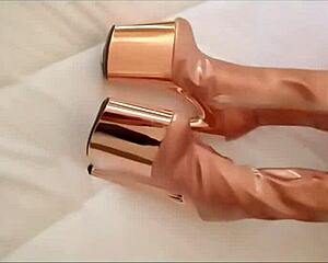 wanna watch this milf in fishnets heels suck big cock for cash gagging deepthroat creampie mouth?