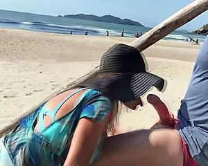 Milf Tongue-Teases Stranger Before Public Ass Pounding By Everyone