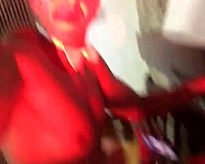 damn that marombado guy wrecked loirinha's pussy right in the carnival crowd with paty bumbum watching