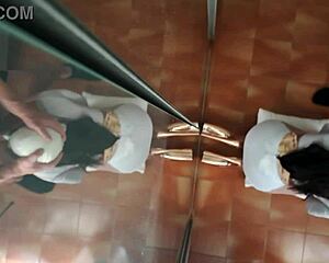 wanna watch this milf in fishnets heels suck big cock for cash gagging deepthroat creampie mouth?