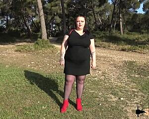 jade craves hard anal slut action outdoors slutty brunette