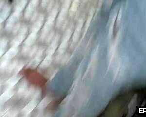 Two white milfs beg for big black cock sharing every inch riding hard.