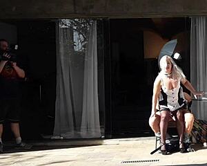 Behind cameras sluts bent over big asses gaping cumming public group wild unseen action