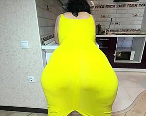 mature neighbor milf with huge ass an-tits said yes to my anal pounding finally