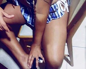 Professor's Ninfeta Student Begs for Brazilian Cock Lesson?