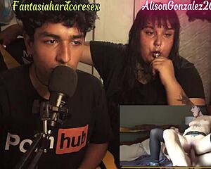 reacting to argentina's hottest porn then chubby alisongonzalez26 sucks my cock fantasiahardcoresex!