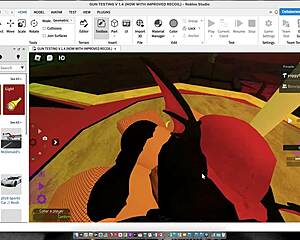 Fucking cute bunny dancer in costume after teasing striptease performance