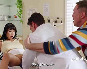 Toy Stretches Asian Teen's Tight Pussy in Hospital