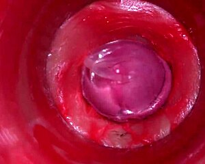 Camera deep in oiled pussy captures monster cock creampie orgasm in 4k