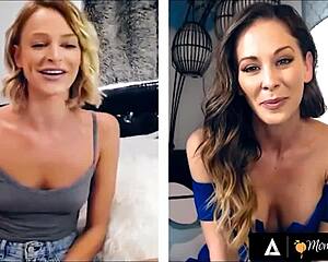 Mommysgirl Emma Hix And Stepmom Cherie Deville Lick Wet Pussies