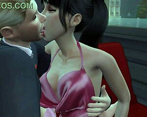 your girlfriend rides my monster cock on the desk again? yeah old friend, cuckold her asian wife hard