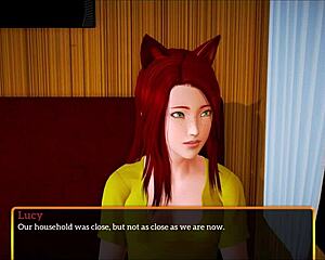 redhead teen with small tits plays naughty family game 353