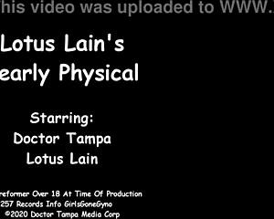 patient, spread those cheeks wide for lotus lain's humiliating latex exam pov