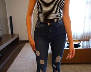 Pounding Hot Babe Doggystyle Cowgirl Ends Huge Creampie Red