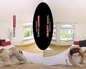 threesome with these fetish milfs in heels and latex doing blowjobs and doggystyle